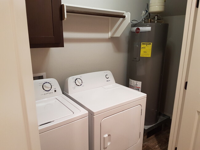 Full-size washer and dryer are included with rent. - 113 Ehlinger Dr