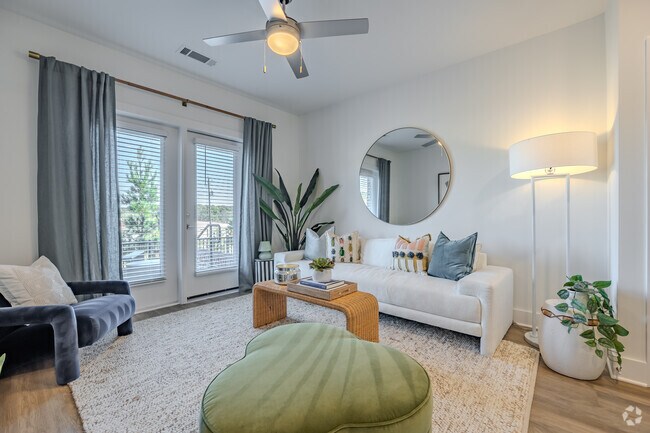 1BR, 1BA - 702SF - Sala de estar - zThe Vivian