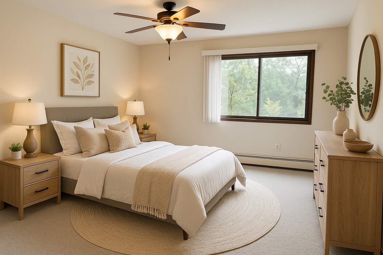 Bedrooms with Beautiful Views at Cedars of Edina - Cedars of Edina Apartments