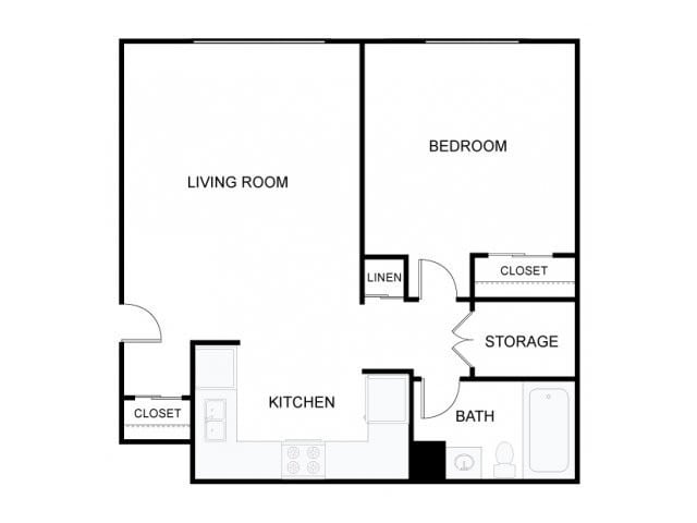 Floorplan - Knoxville Park Apartments I