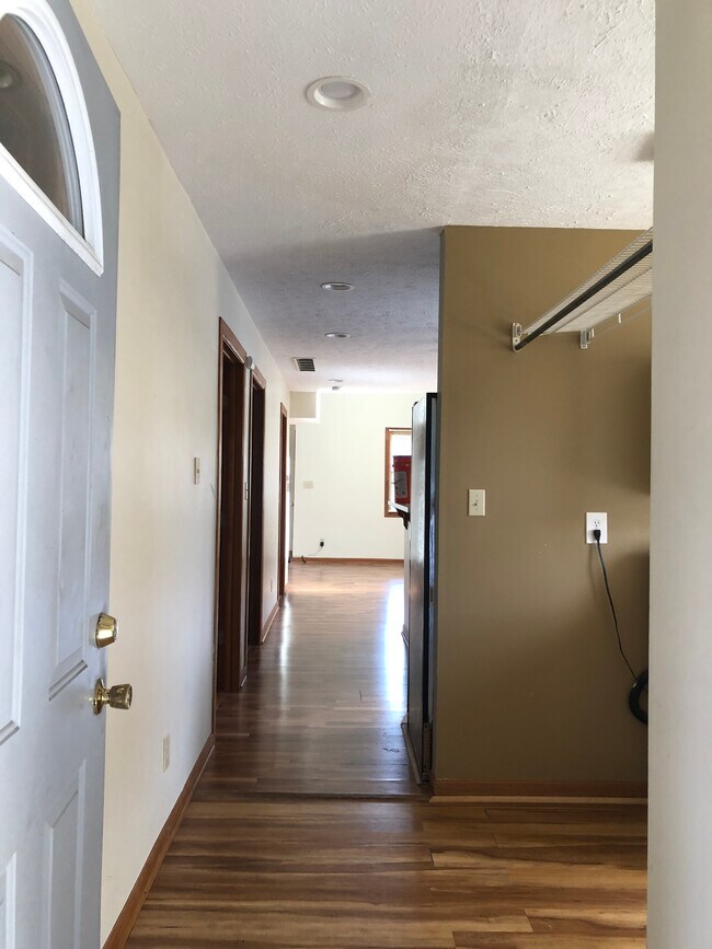 Lower level hallway from back door entry - 942 Fayette St