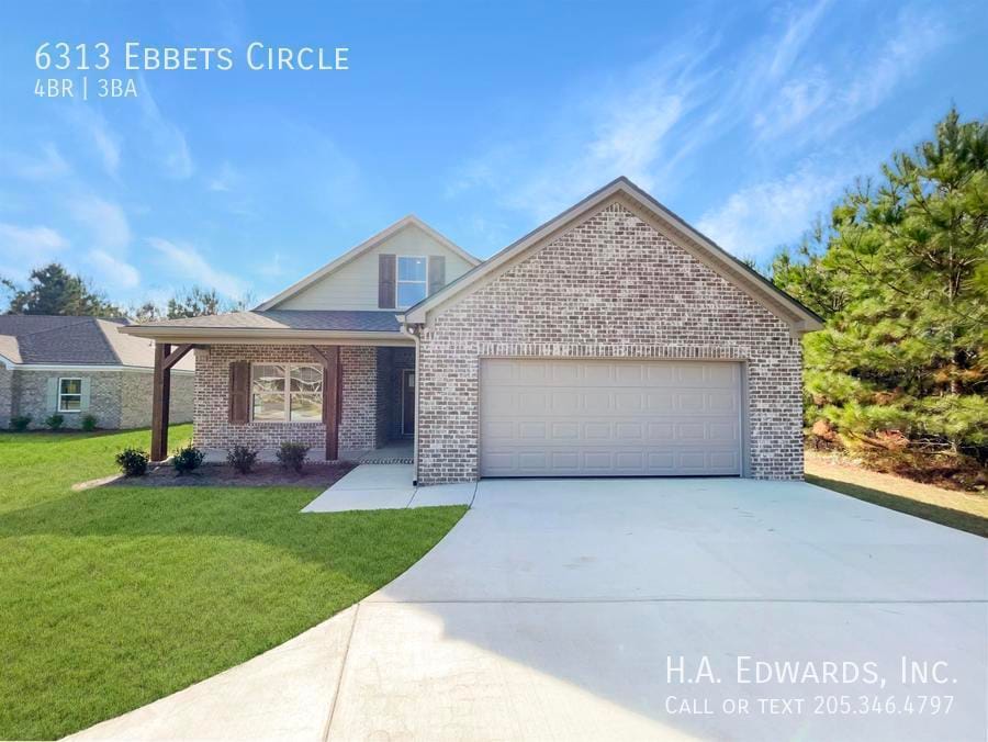 6313 Ebbets Cir, Cottondale, AL 35453 House Rental in Cottondale, AL