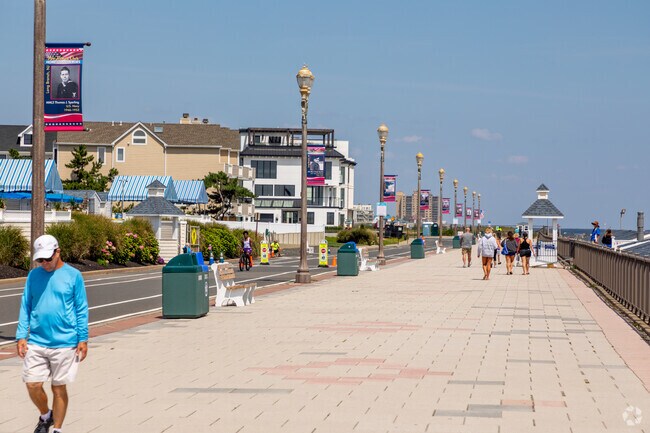 The boardwalk in Long Branch is a 2-mile long path that runners and walkers can frequent.