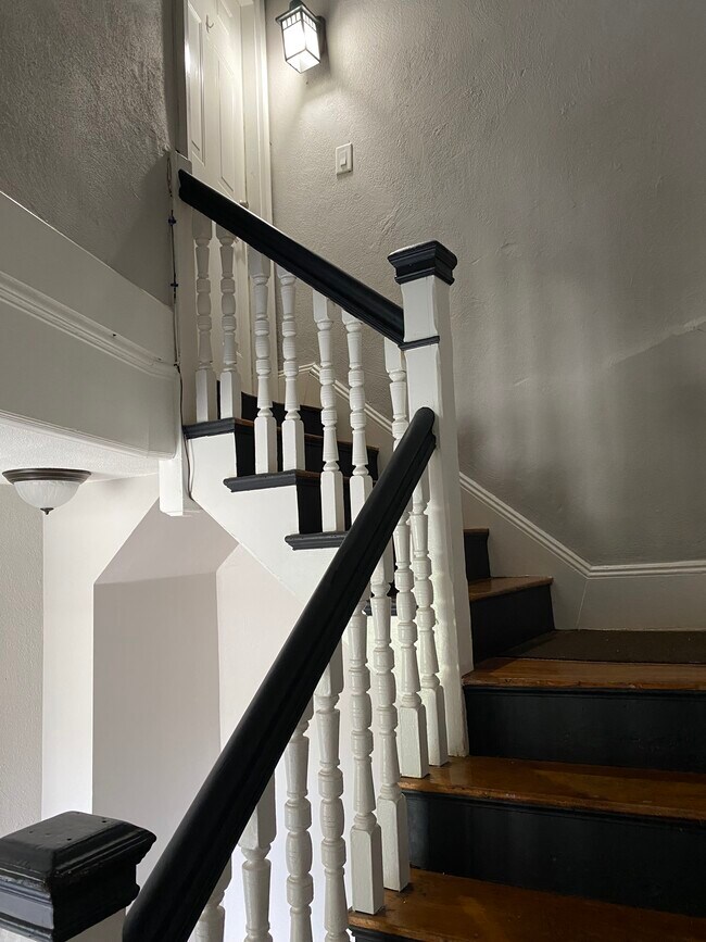 Staircase to 2nd Fl - 40 Harvard St