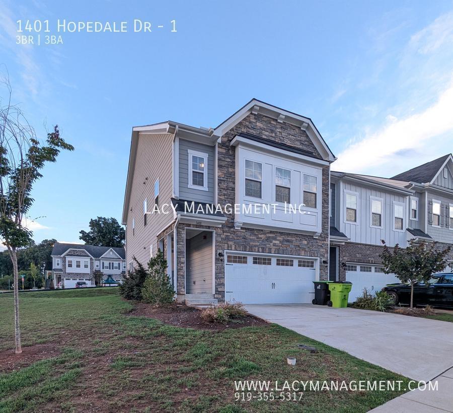 1401 Hopedale Dr, Morrisville, NC 27560 Townhome Rentals in Morrisville NC