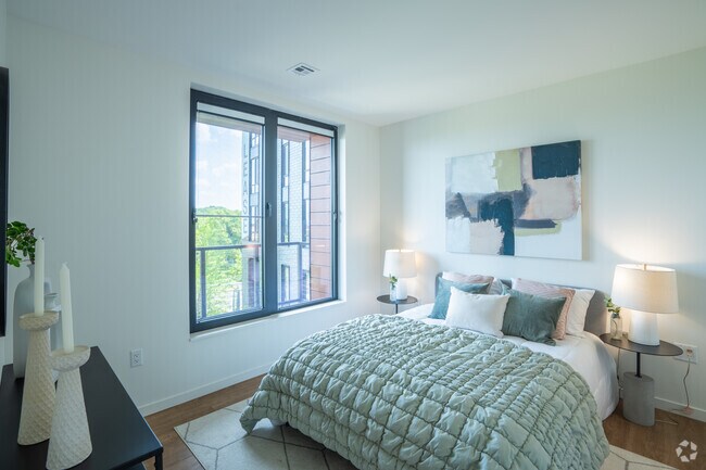 1 habitación, 1 baño con estudio - 656 pies cuadrados - Dormitorio - Hew at 1515