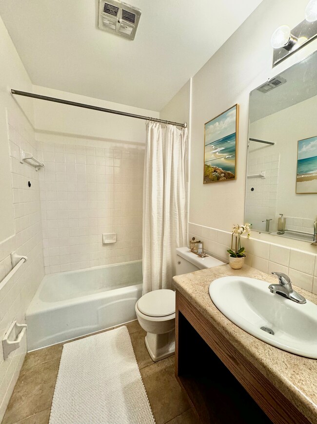 Virtually Staged Bathroom - University Terrace Apartments