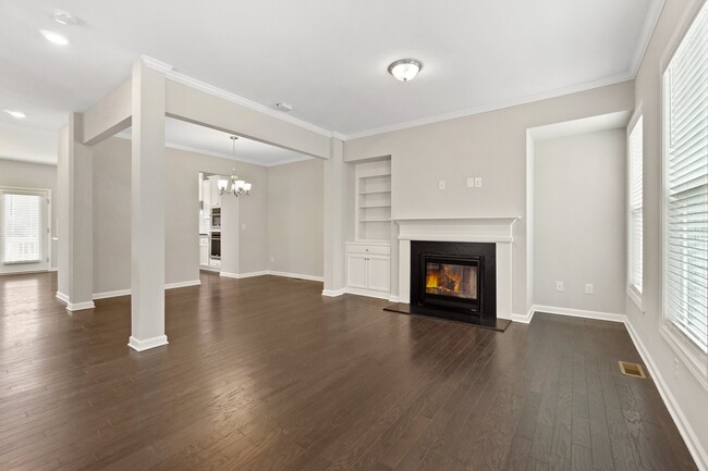 Living Room with Fireplace - 1952 Bainbridge Ln