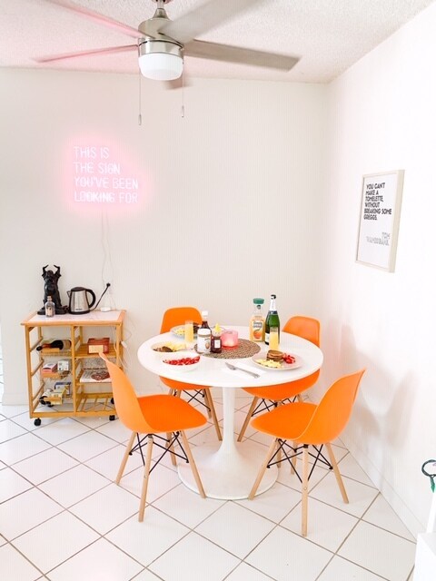 Dining space staged - 950 Venice Blvd