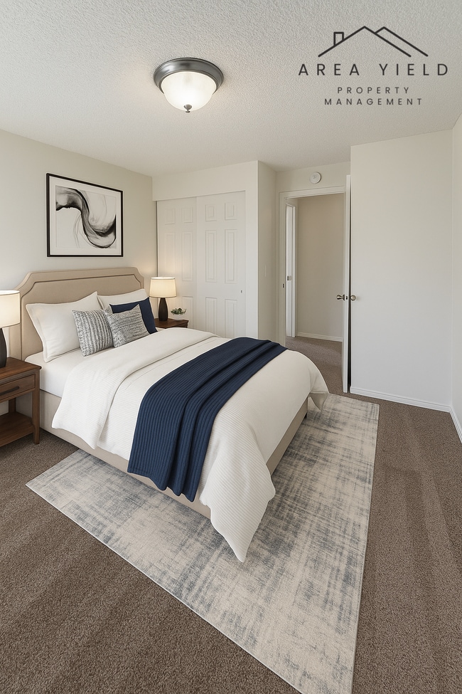 Bedroom - virtually staged - 130 N 21st St