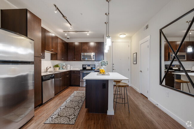 1BR, 1BA - 743SF - Kitchen - Burnet Flats