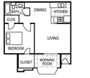 1 bedroom morning A2MR