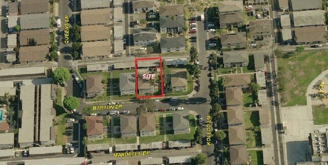 Aerial Photo - Barton Apartments
