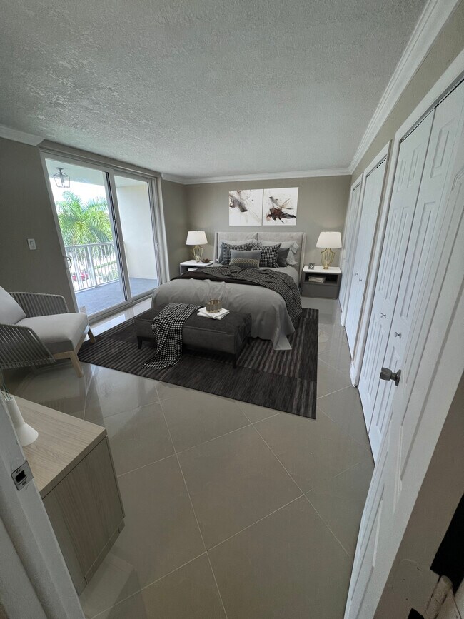 Master bedroom with abundant closet space - 7010 NW 186th St