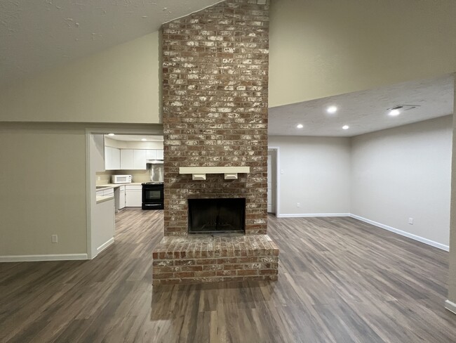 View to dining room and kitchen. - 711 Leicester Ln