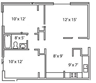 2HAB/1BA - Bridge Village