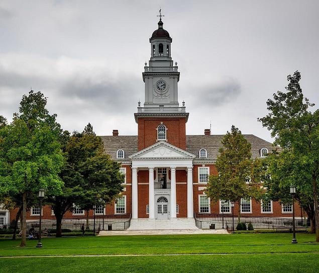 Gilman Hall was dedicated in 1915