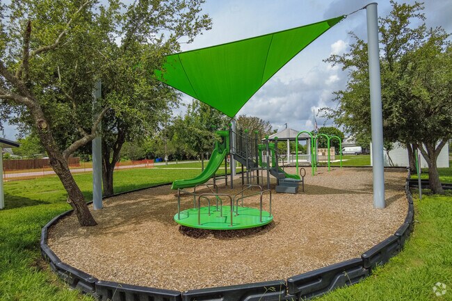 Jennie Lane Park in Manor, is a wonderful place to enjoy a play break.