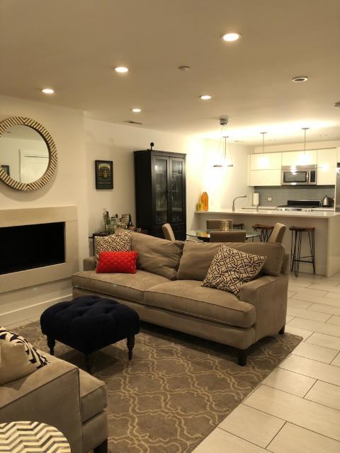 Living Room & Kitchen Furnished - 2723 13th St NW