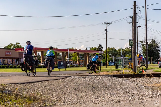Camp Chase Trail provides an extended bike trail for riders to enjoy .