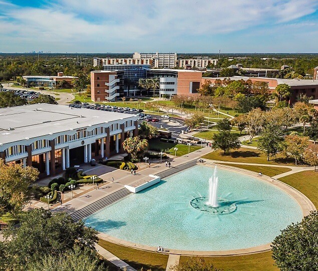 UCF's Reflecting Pond was completed in 1970
