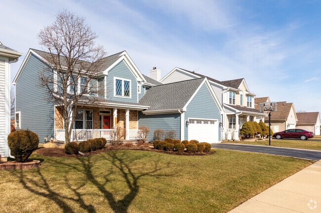 New traditional homes are found in parts of Bensenville.
