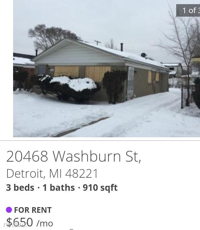 20468 Washburn St, Detroit, MI 48221 House for Rent in Detroit, MI