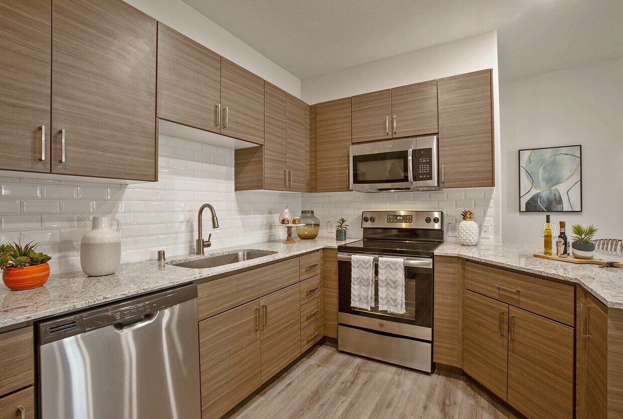 Modern, Open Kitchen - Senderos At South Mountain