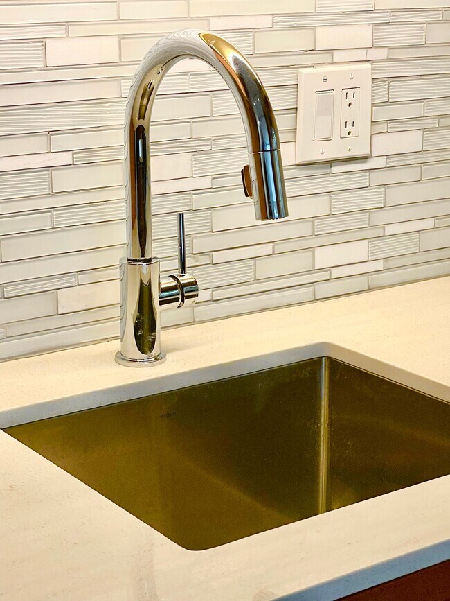 Detalle del fregadero de la cocina - 1260 21st St NW