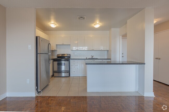2 chambres, 2 salles de bain - 78 m² - Cuisine - Warren Court Apartments