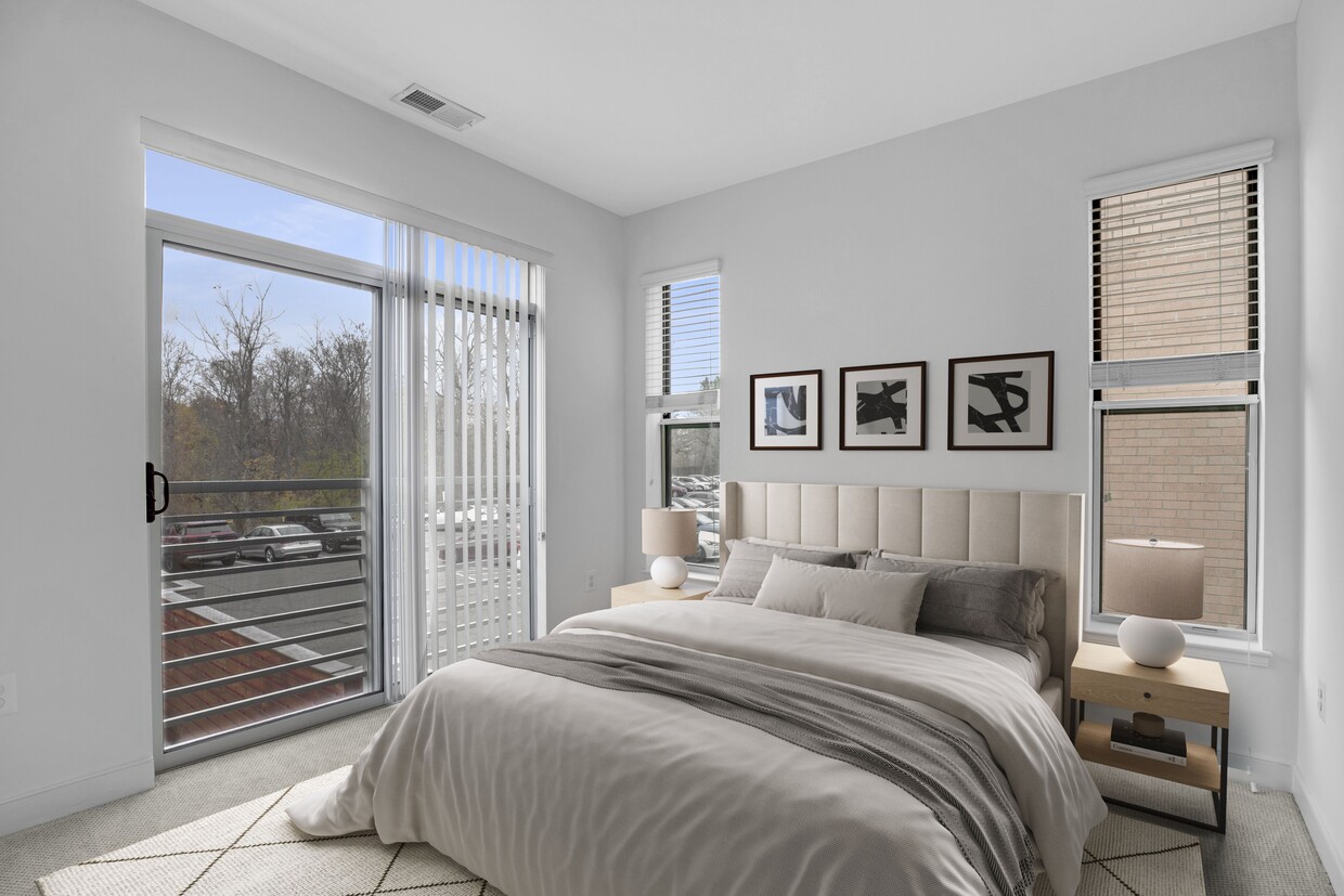 Two-bedroom (virtually staged) - 2255 Wisconsin
