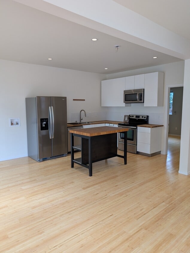 Kitchen with Prep Table - 530 Tompkins Ave