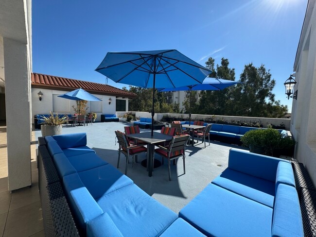 Rooftop recreational space - Roberts Hall