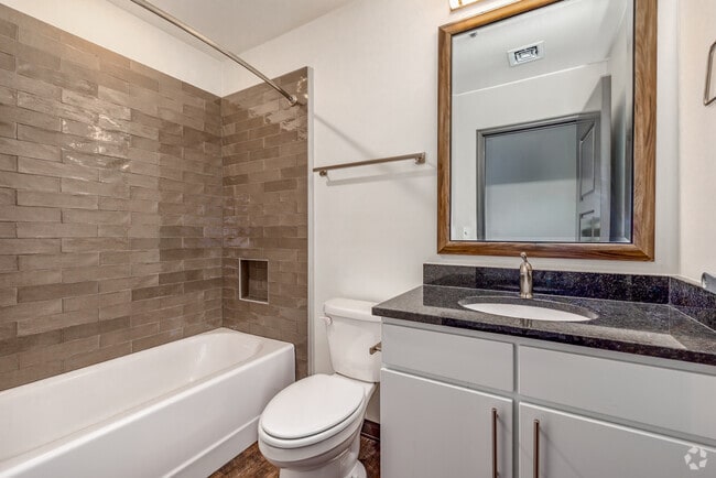 1BR, 1BA - 618SF - Bathroom - Historic Character. Modern Living.