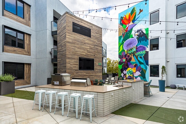 Courtyard & BBQ Area - Exhibit at J Town
