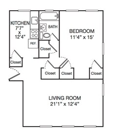 1HAB/1BA - The Meridian