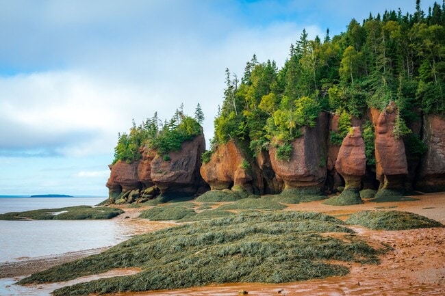 Hopewell Rocks on the Bay of Fundy