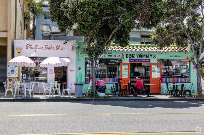 Don Tommy's Mexican Food is known for Fresh Handmade Tortillas and is Located next to Phatties Bake Shop in Point Loma Heights