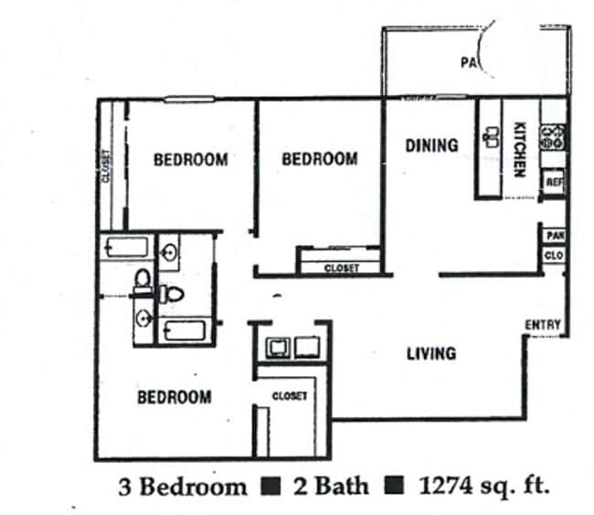 Photo - second floor unit - 3 bed, 2 bath condo for $1350 month