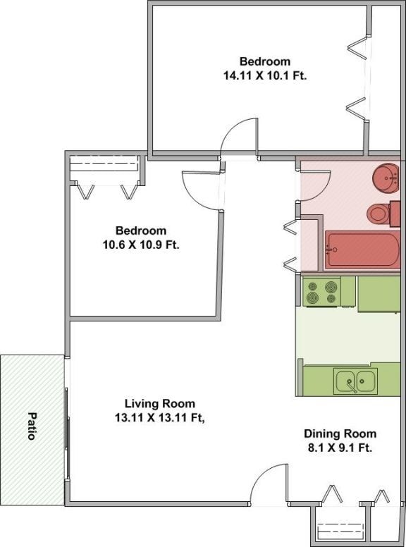 Dos habitaciones - Autumn Grove (Newaygo)