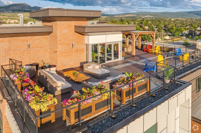 Rooftop Patio - The Woods