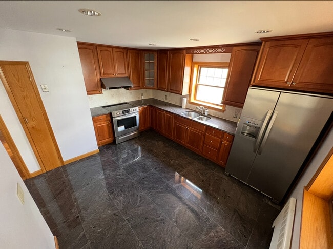 Kitchen, Opposite View - 202 Orient Ave Apartments