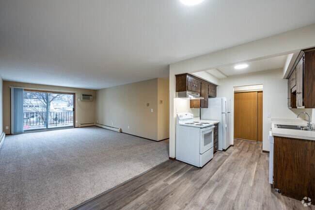 2BR, 1,5 BA - 1.075 FT - Cocina/Sala de estar - St. Clair Commons 1304