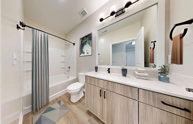 Newly Renovated Bathroom - St. James at Goose Creek Apartments