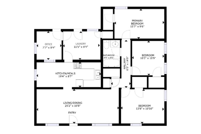 Foto del edificio - 3Bed/1Bath House at Chandler Blvd/McQueen Rd! Move-In Ready on 06/04/2026! -- NO HOA! RV GATE!
