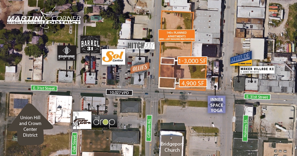 Aerial Photo - Levy at Martini Corner