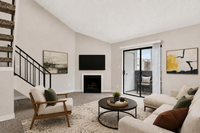 The Living Room at Hilltop View Apartments - Hilltop View Apartments