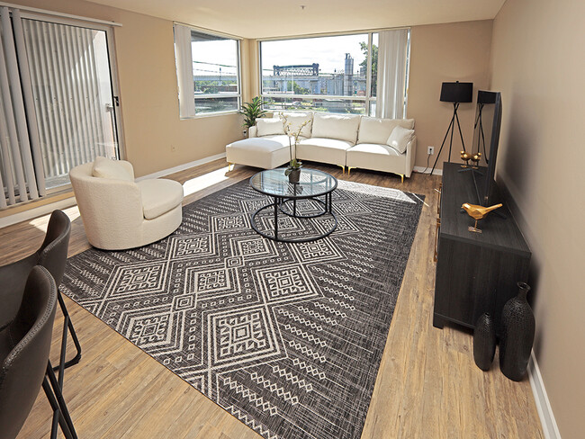 Updated Model Living Area with All New LVT Hard Surface Flooring - Stonebridge Waterfront