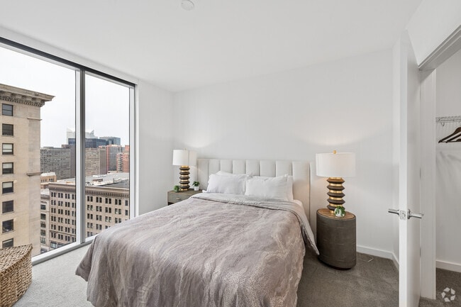 Gallery 1BR, 1BA - 846SF - Bedroom - The Lumen