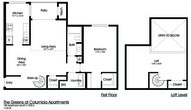 1BR 1BA (1125sf)